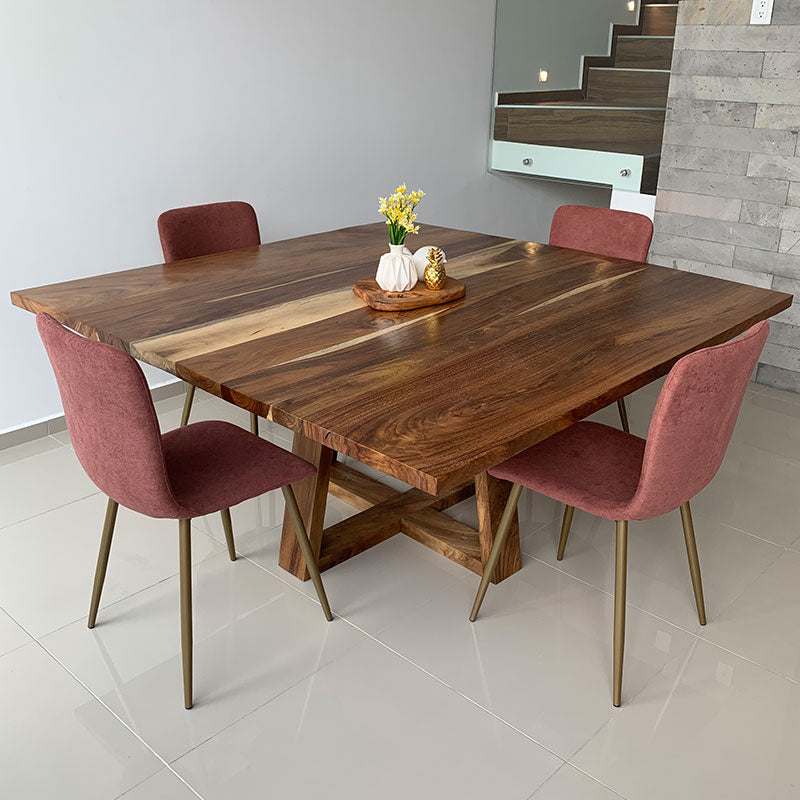 Mesa de comedor Cuadrada Madera de Parota