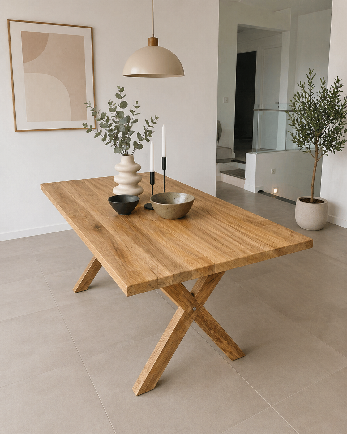 Mesa de comedor con banca, Banquimesa
