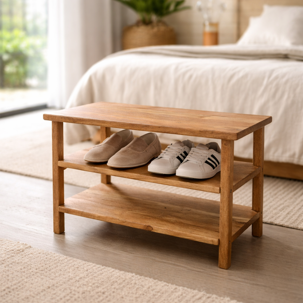 Zapatera de madera