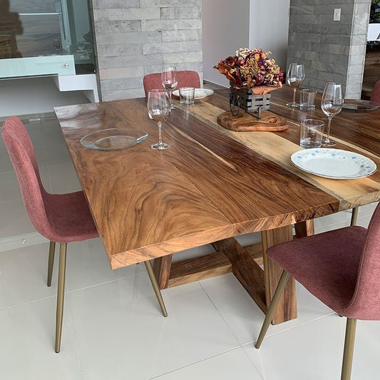Mesa de comedor Cuadrada Madera de Parota