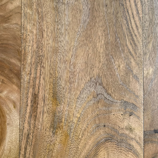 Mesa de comedor Redonda de madera de mango base pedestal